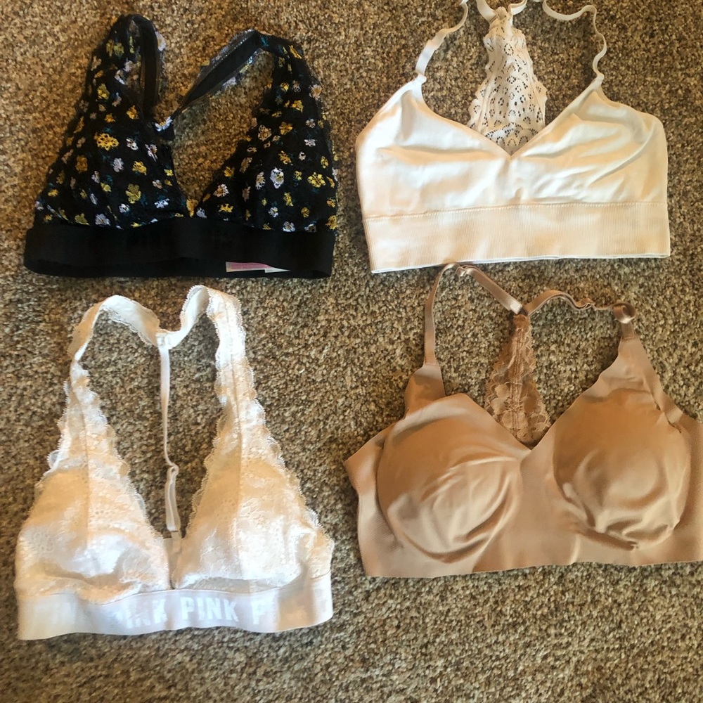 PINK Bralettes